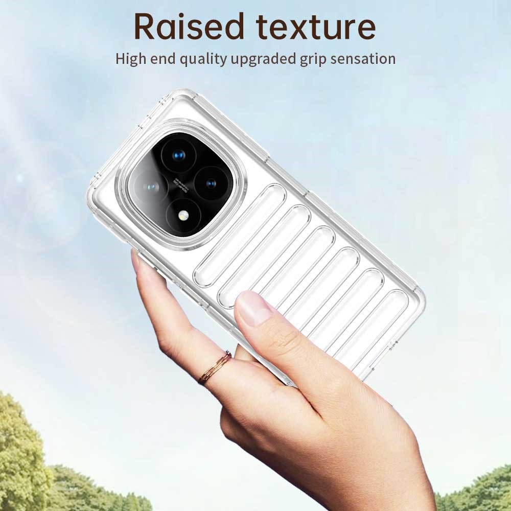 Csíkos tartós borító Xiaomi Redmi Note 14 Pro+ 5G - átlátszó