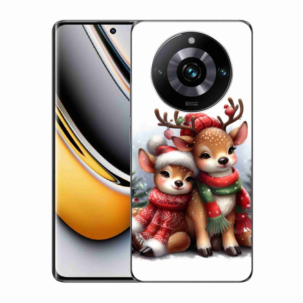 Zselés borítás mmCase a Realme 11 Pro/11 Pro+ készülékhez - karácsonyi rénszarvas