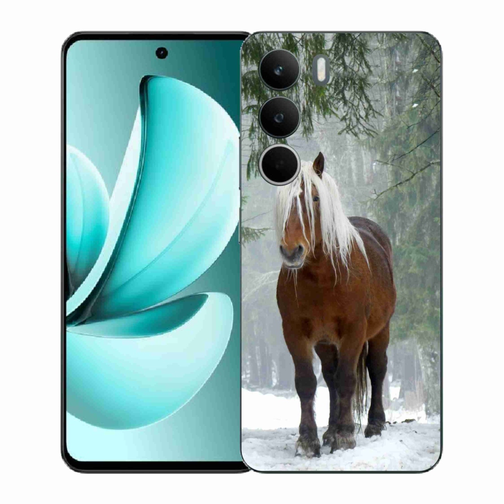 Gél borítás mmCase a Realme C71 készülékhez - ló az erdőben