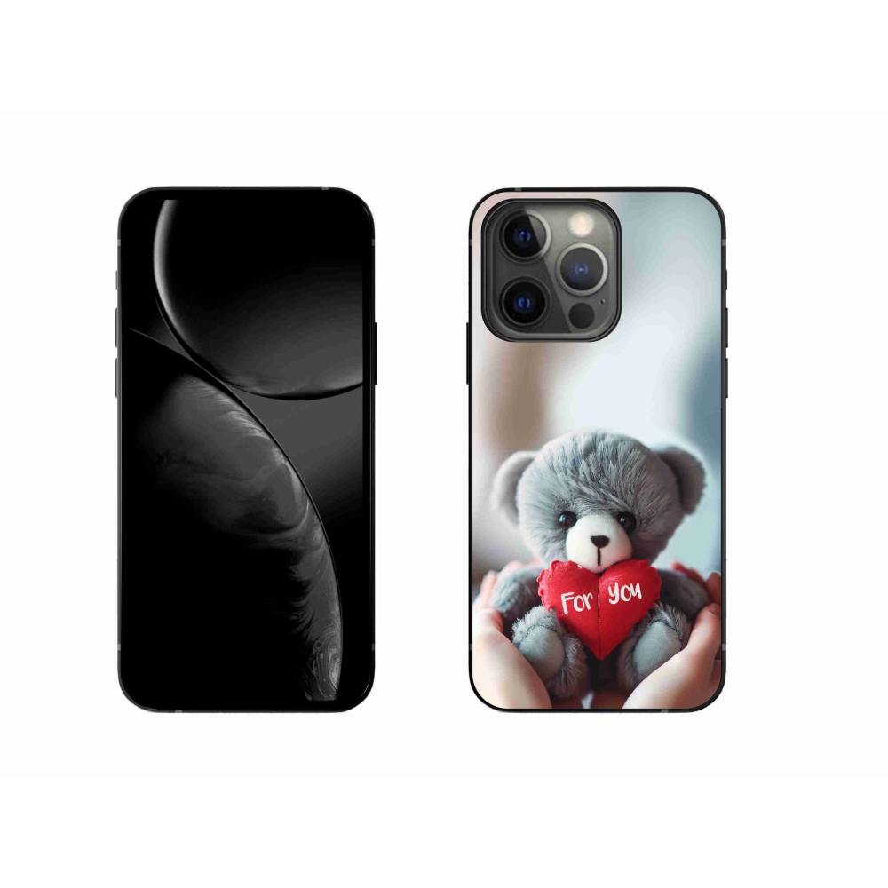 Gél borítás mmCase iPhone 13 Pro 6.1 készülékhez - mackó a szerelmesek számára