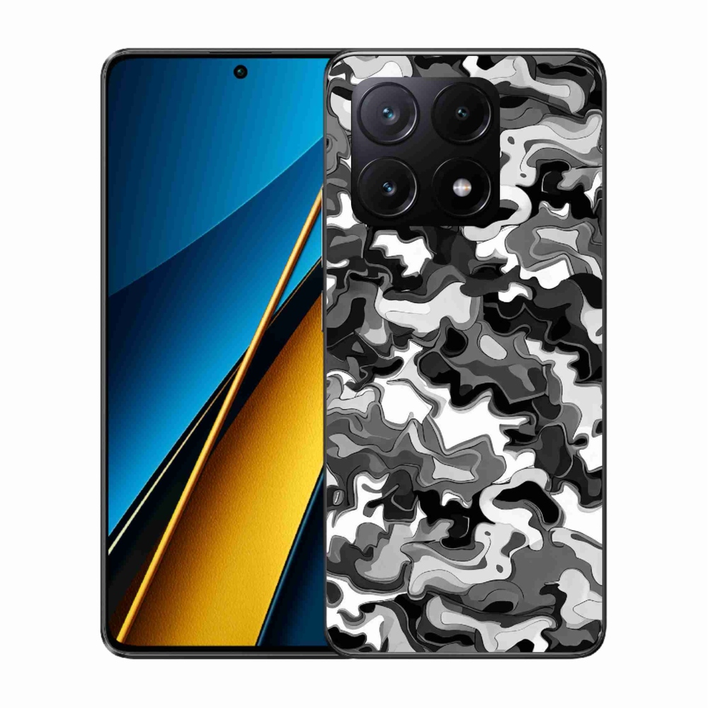 Gél borítás mmCase a Xiaomi Poco X6 Pro 5G számára - álcázó minta 3