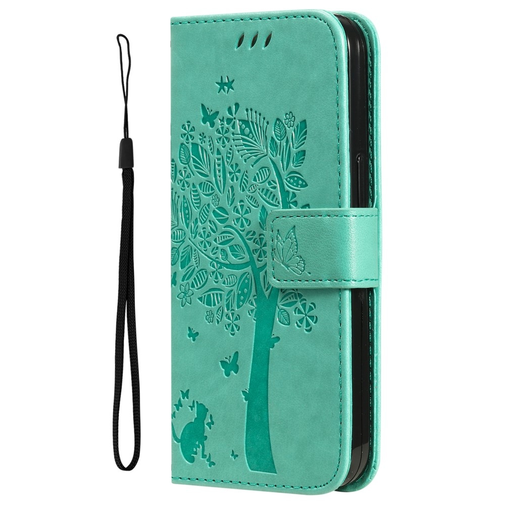 Fák könyve tok Xiaomi 14 Pro - teal - teal - kék színű