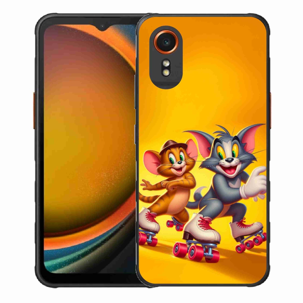 Gél borítás mmCase Samsung Galaxy Xcover 7 készülékhez - tom and jerry