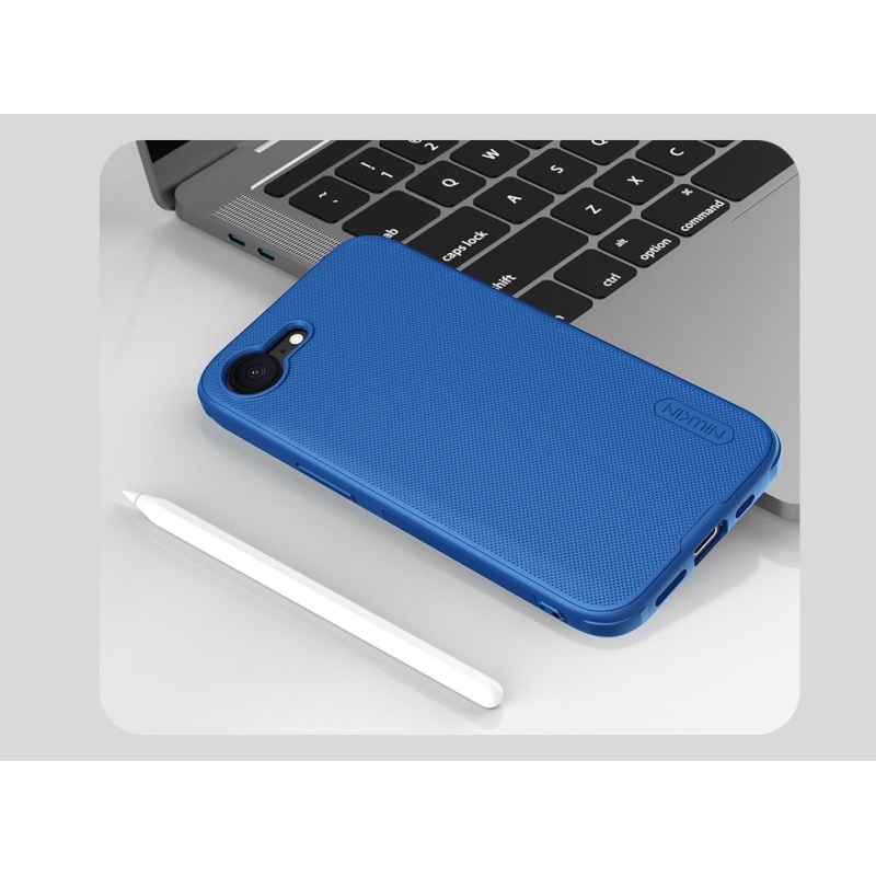 Nillkin Super Frosted PRO hátlap az Apple iPhone 16e készülékhez Kék