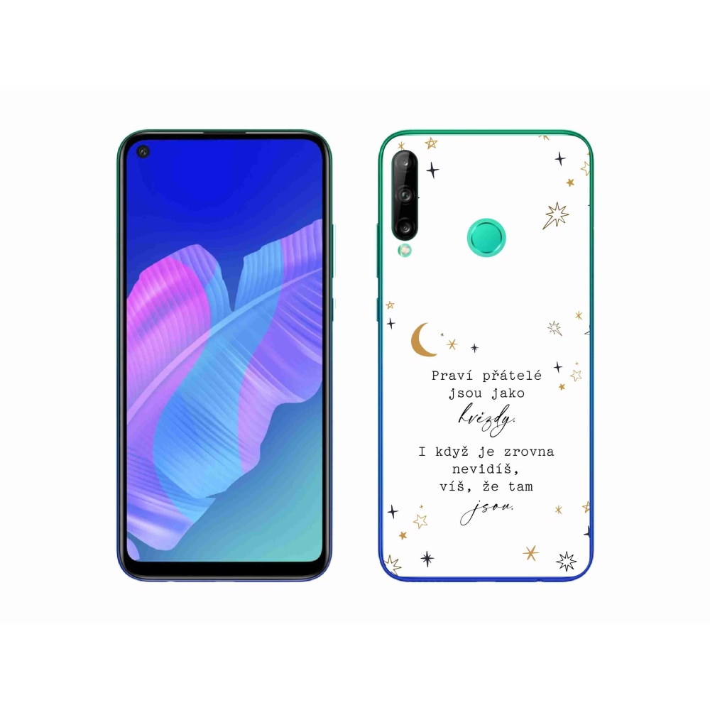 Gél borítás mmCase a Huawei P40 Lite E - idézem 6 fehér háttérrel