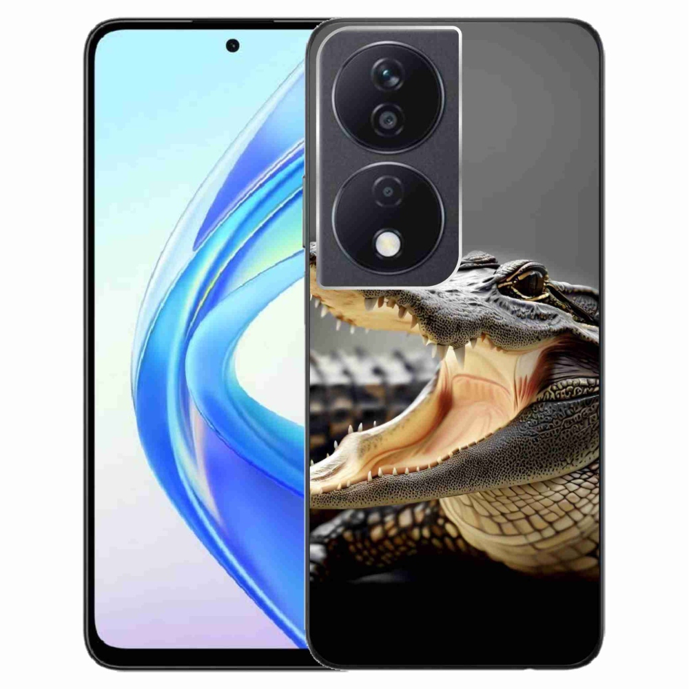 Zselés borítás mmCase a Honor X7b/Honor 90 Smart készülékhez - krokodil