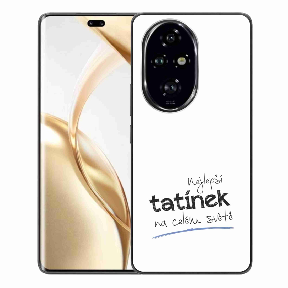 Gél borítás mmCase a Honor 200 Pro 5G számára - Best Daddy 4 fehér háttér