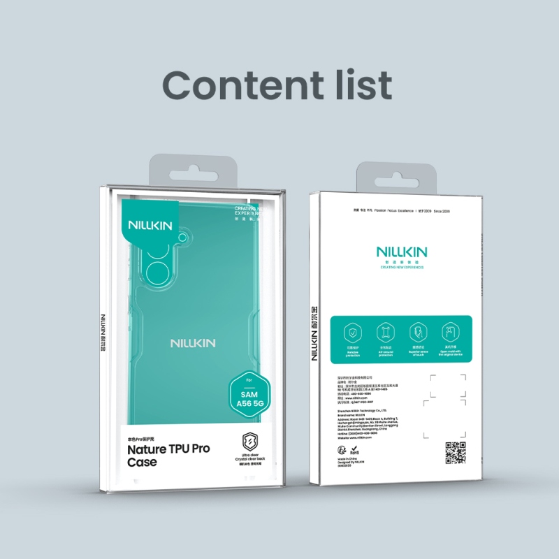 Nillkin Nature TPU PRO Cover for Samsung Galaxy A56 5G átlátszó