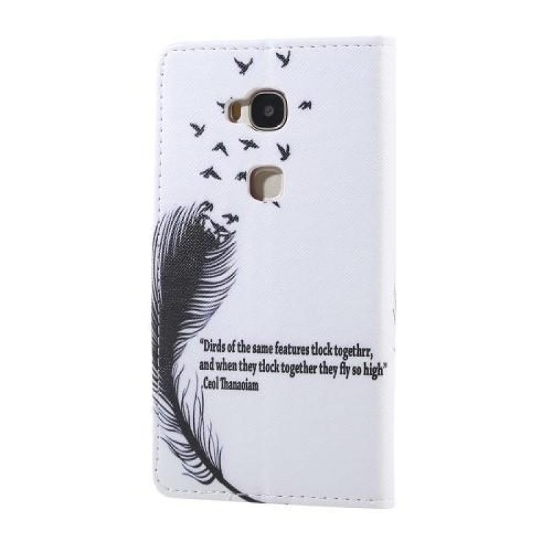 Könyvtáska Honor 5X-hez - madártoll