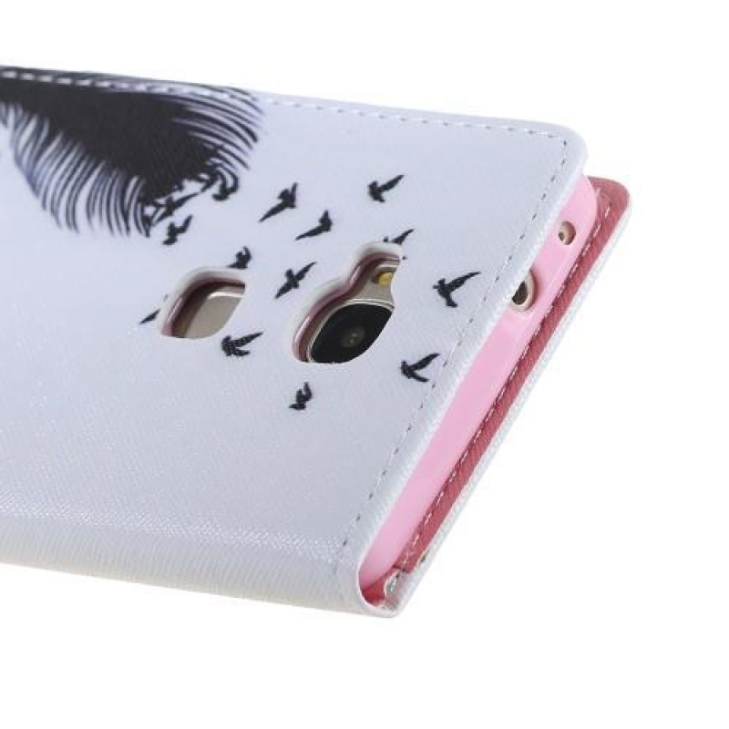 Könyvtáska Honor 5X-hez - madártoll