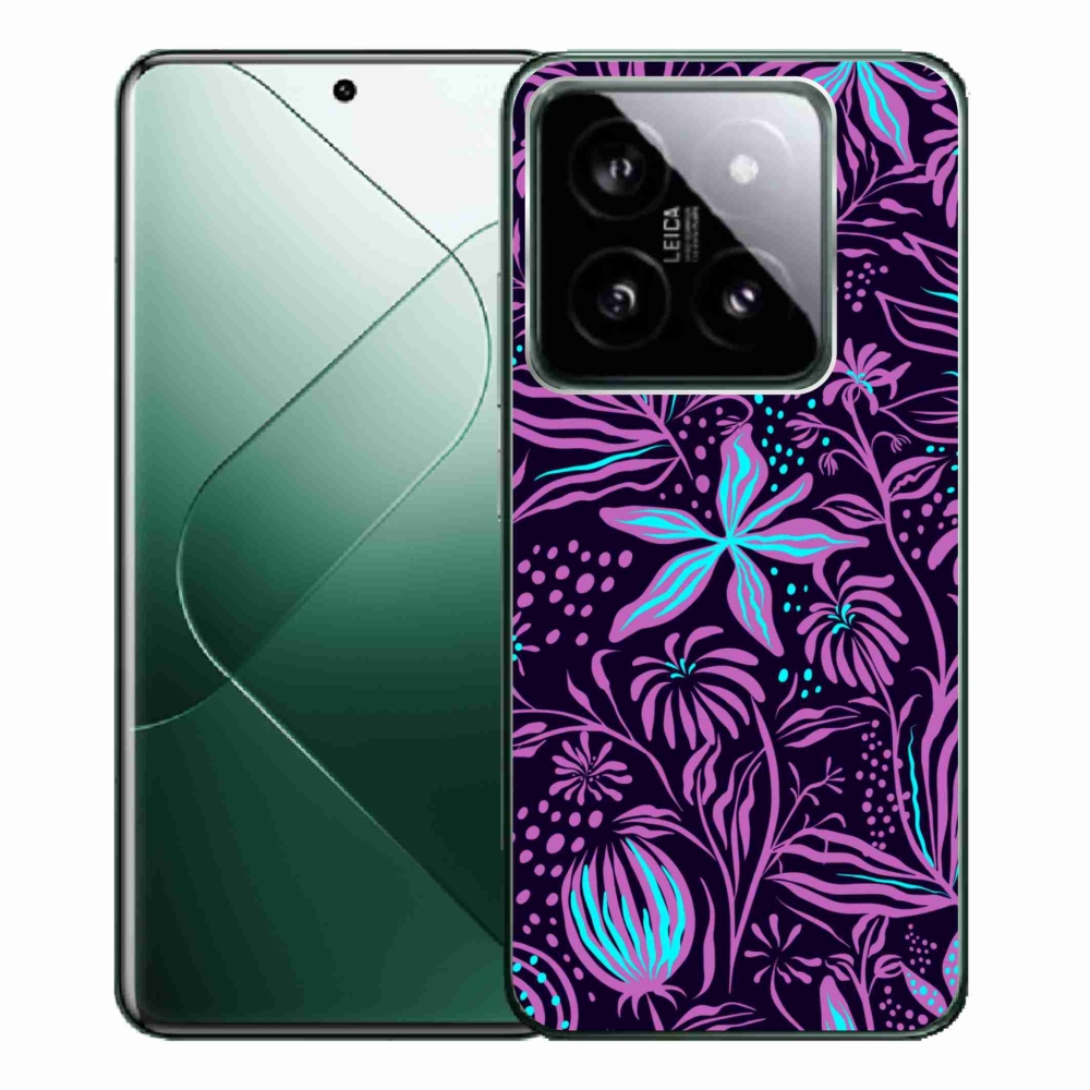 Gél borítás mmCase a Xiaomi 14 Pro számára - virágok 2