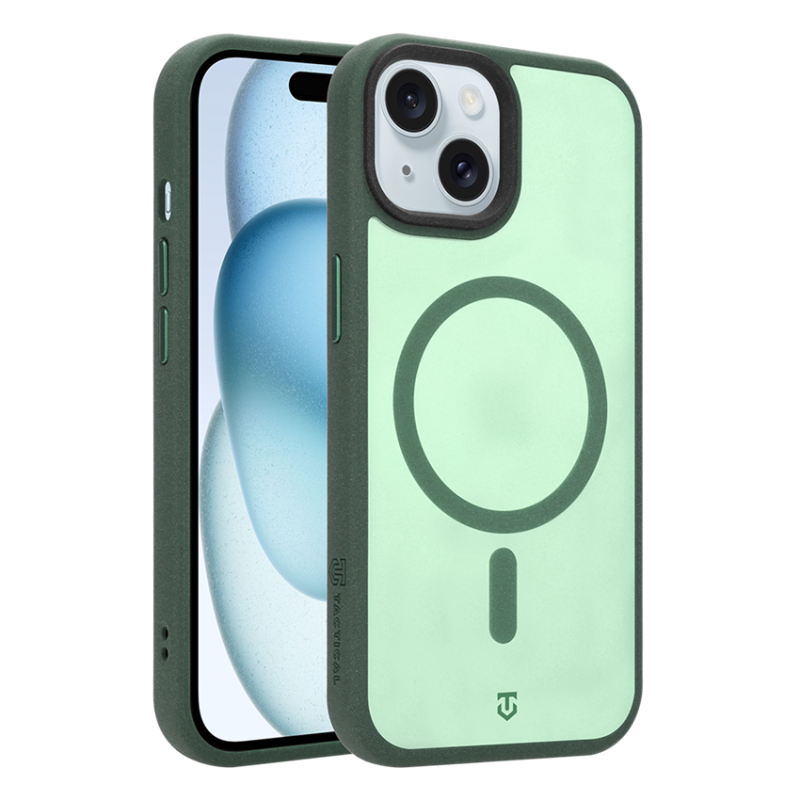 Tactical MagForce Hypersand tok az Apple iPhone 15-hez, Forest Green színben