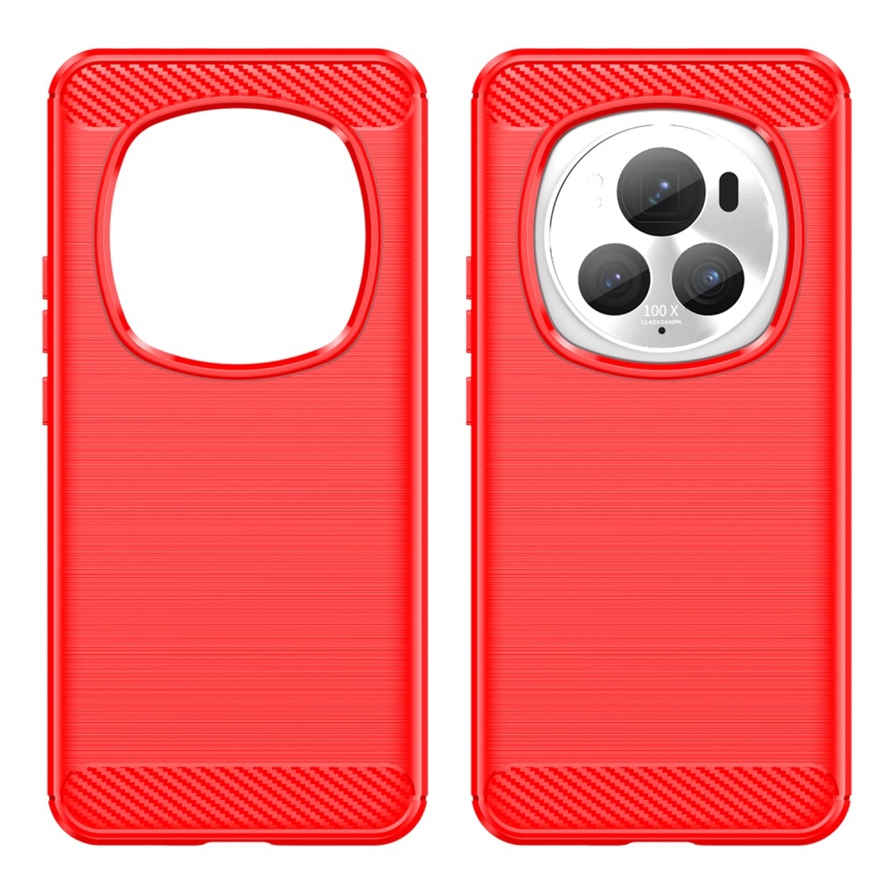 Szénálló zselés tok a Honor Magic 6 Pro 5G készülékhez - piros