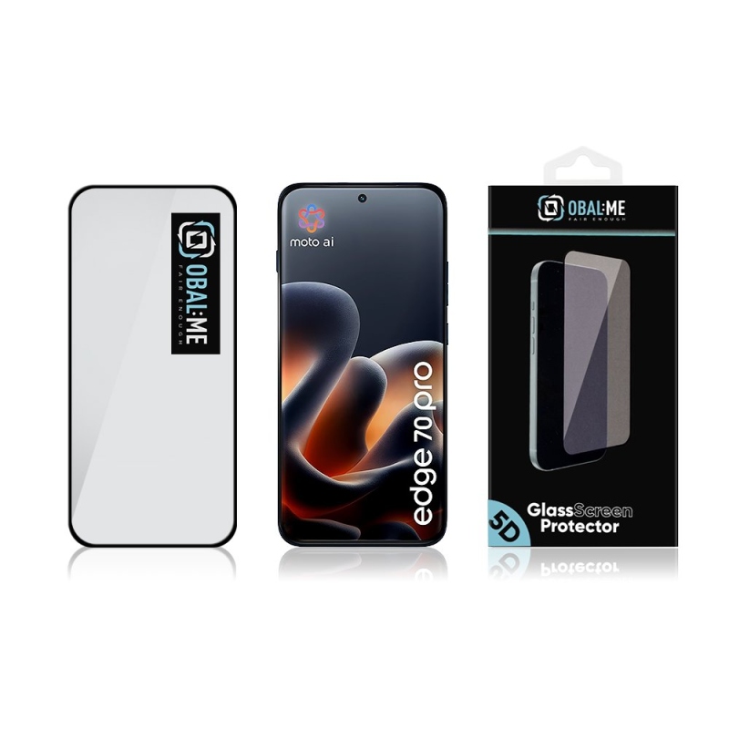 TOK: ME 5D edzett üveg a Motorola Edge 70 Pro-hoz, fekete
