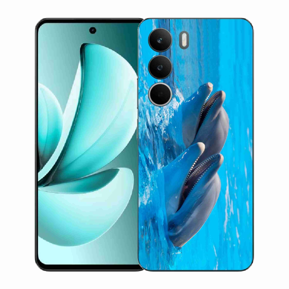 Zselés borítás mmCase a Realme C71 készülékhez - delfinek