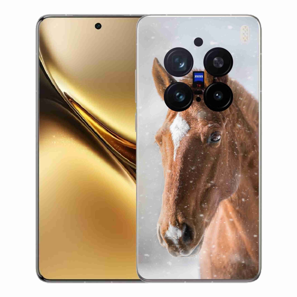 Zselés tok mmCase Vivo X200 Pro 5G - barna ló 2