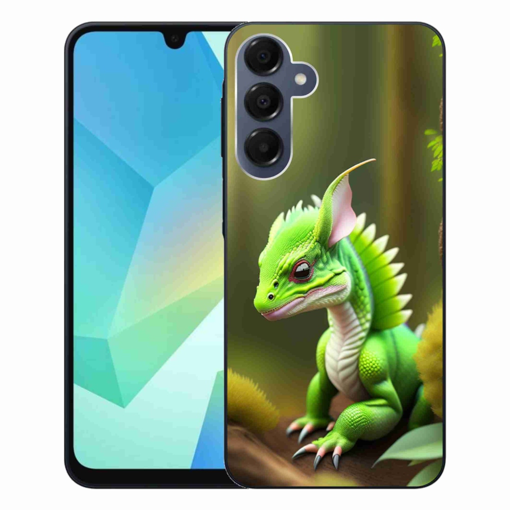 Zselés borítás mmCase Samsung Galaxy A16 4G/5G - zöld sárkányhoz