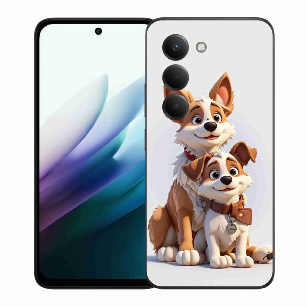 Gél borítás mmCase a Xiaomi Redmi 15 4G/5G (171mm) - rajz kutyáknak