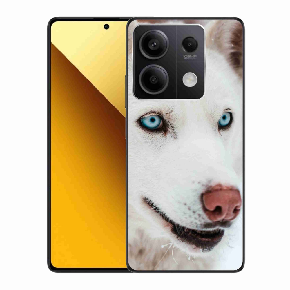 Gél tok mmCase a Xiaomi Redmi Note 13 5G-hez - kutyaszemmel nézve