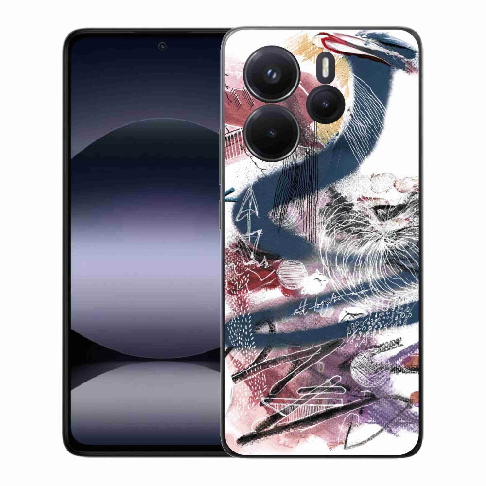 Gél borítás mmCase a Xiaomi Redmi Note 14-hez - absztrakt motívum 28