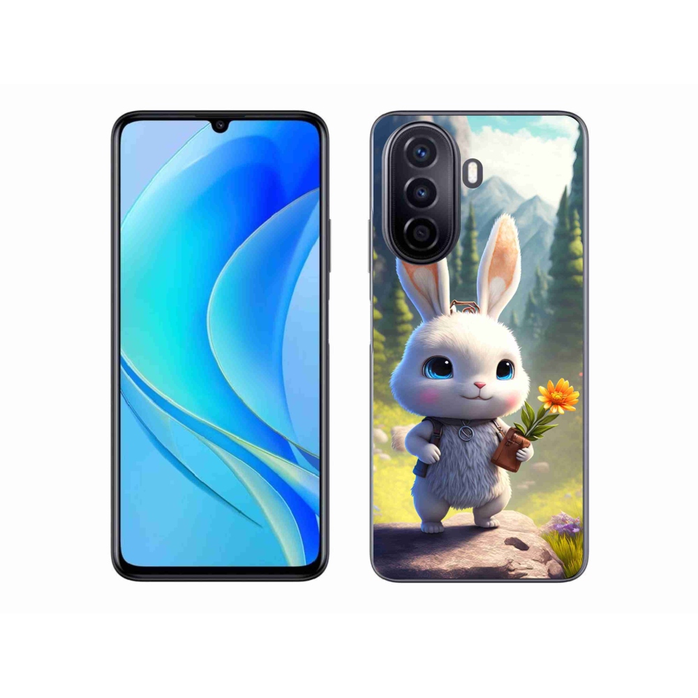Gél borítás mmCase a Huawei Nova Y70 készülékhez - aranyos nyuszi