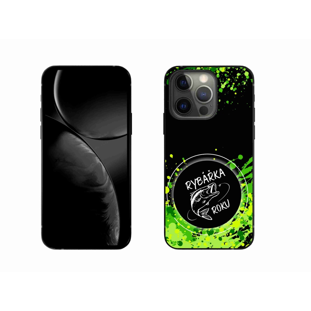 Gél borítás mmCase iPhone 13 Pro 6.1 készülékhez - Az év halászának fekete háttere