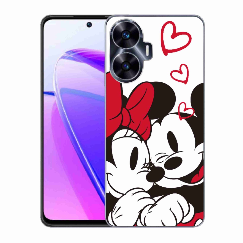 Zselés borítás mmCase a Realme C55 készülékhez - minnie és mickey