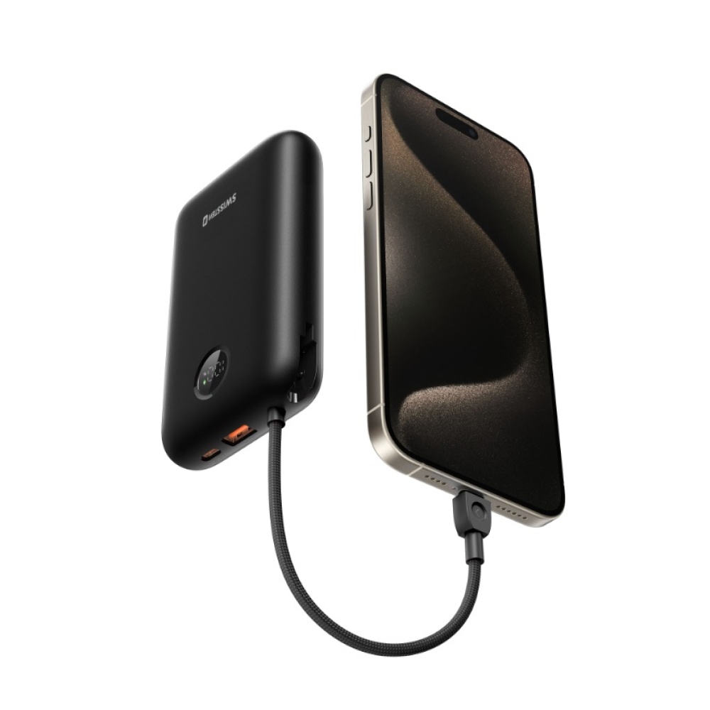 Powerbank Swissten Voltbox 35W 30000 mAh - fekete