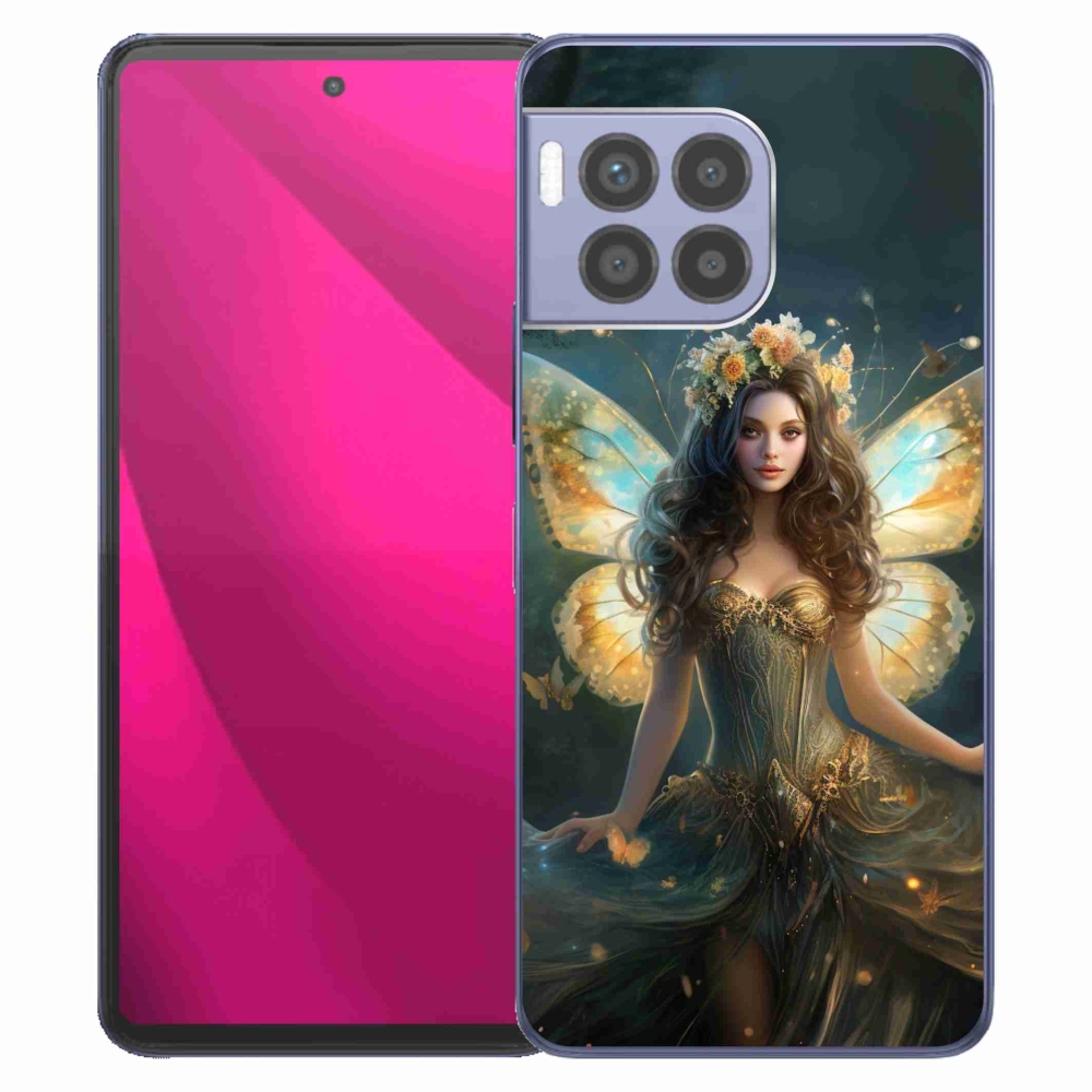 Zselés borítás mmCase a T-Mobile T Phone 2 Pro készülékhez - pillangó nő