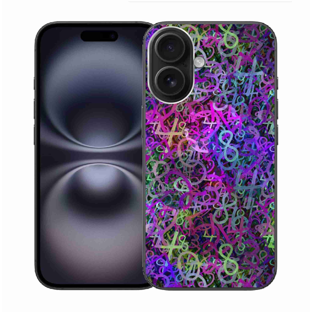 Gél borítás mmCase iPhone 16 készülékhez - absztrakt motívum 25