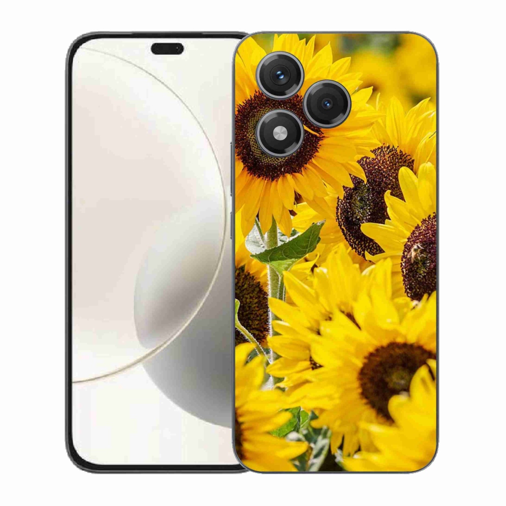 Zselés borítás mmCase a Honor 400 Lite-hoz - Napraforgó