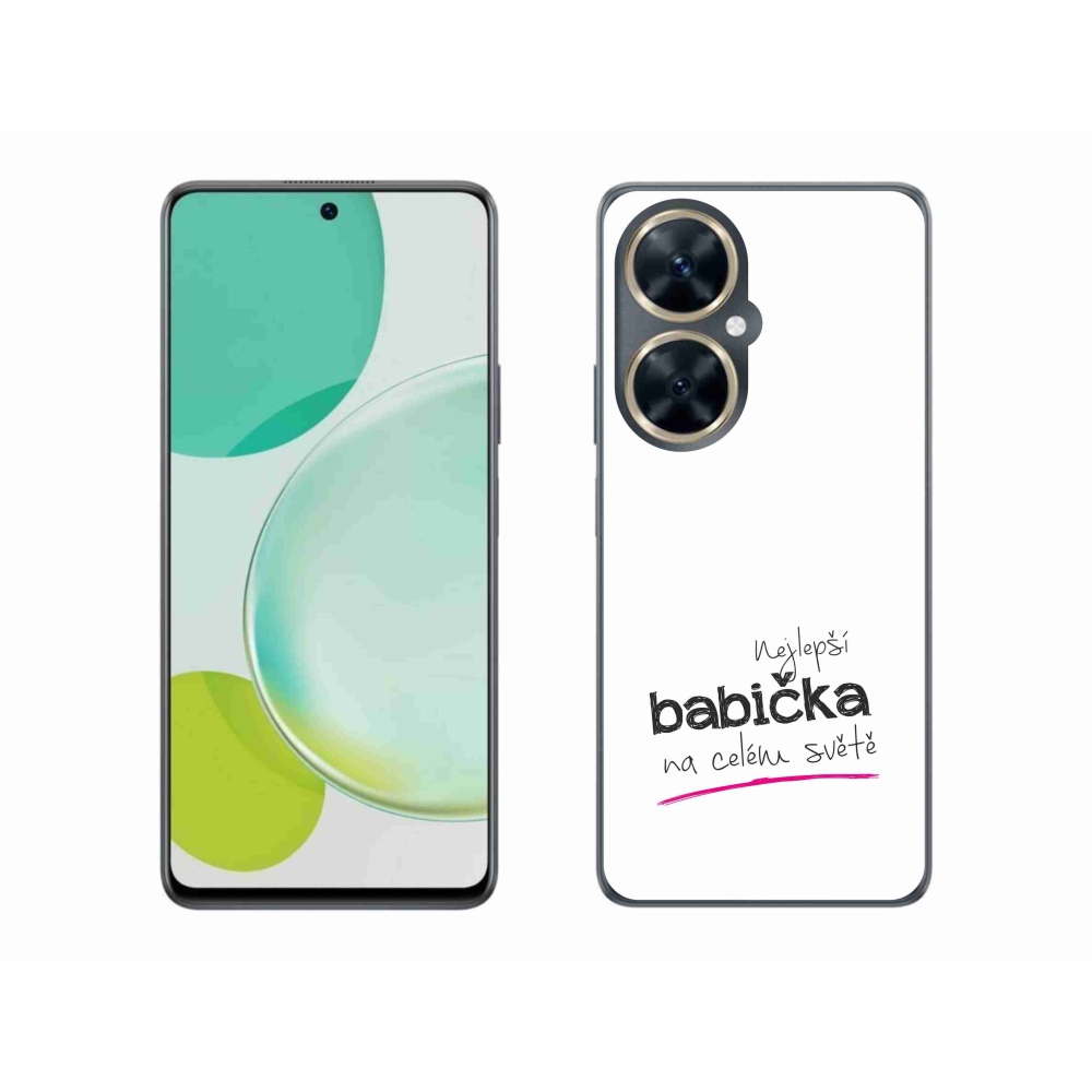 Gél borító mmCase a Huawei Nova 11i - legjobb nagymama 4 fehér háttérrel