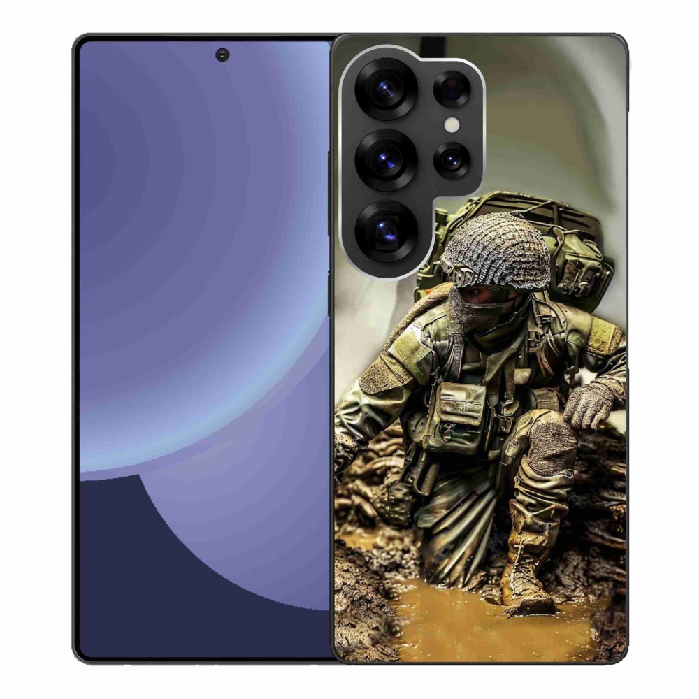 Gél borítás mmCase Samsung Galaxy S25 Ultra - katonás