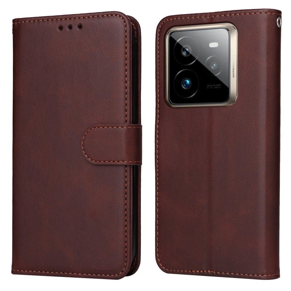 Könyvtáska a Realme GT 7 Pro 5G-hez - barna színű