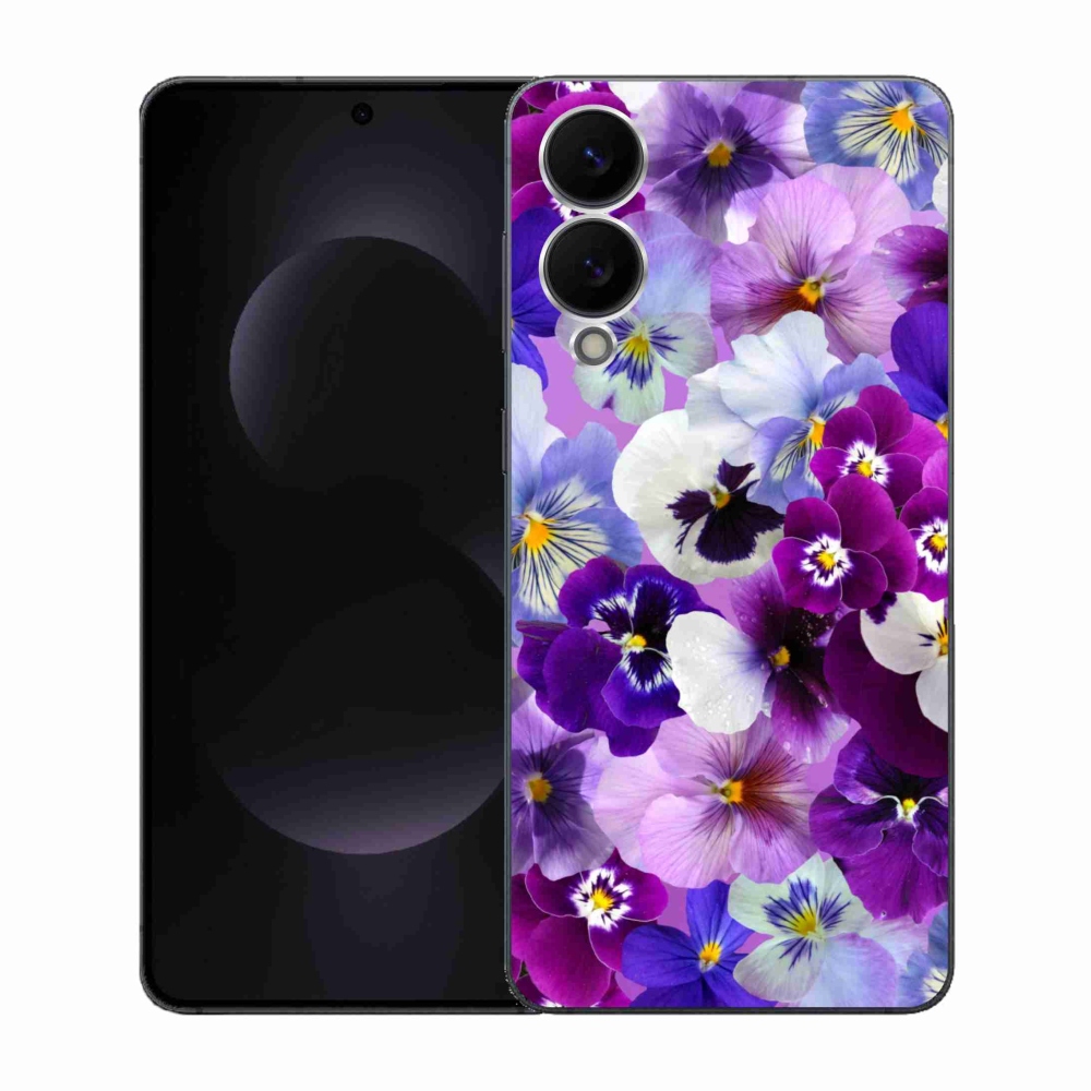 Gél borítás mmCase Samsung Galaxy S25 Edge - virágok 9