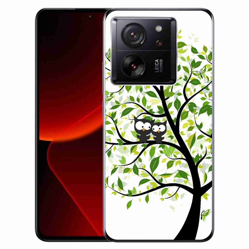 Gél borítás mmCase a Xiaomi 13T/13T Pro számára - baglyok a fán