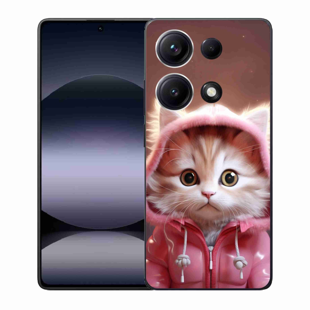 Gél borító mmCase a Xiaomi Redmi Note 14S-hez - aranyos cica 3