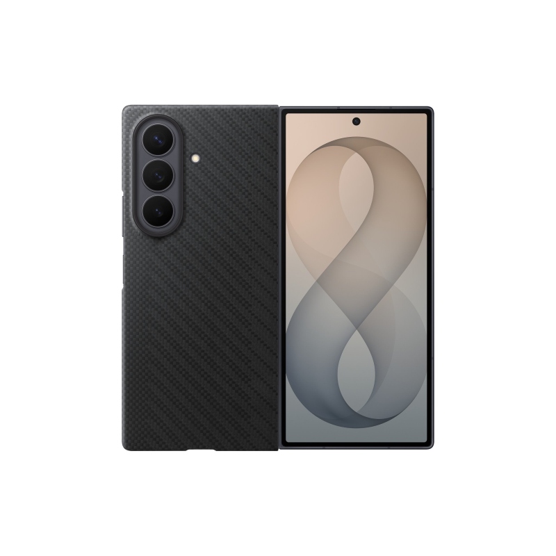 EF-KF976SBE Samsung Carbon mágneses tok a Galaxy Z Fold 8-hoz, Ultra Black