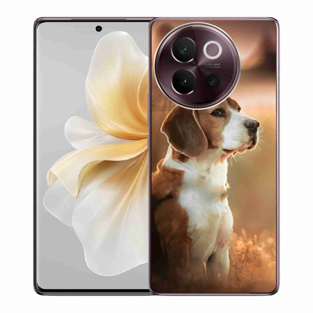 Gél védőburkolat mmCase a Vivo V40 Lite 5G készülékhez - bézs színű