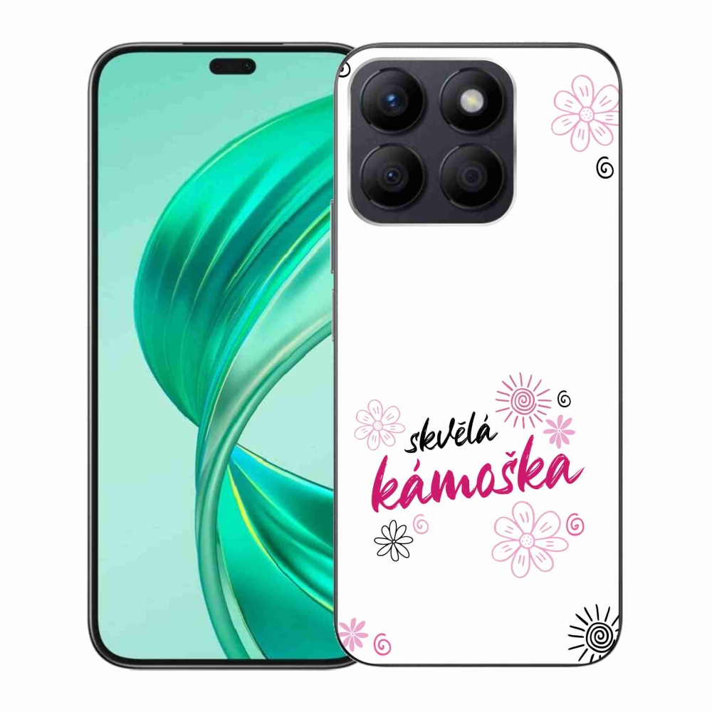 Gél borító mmCase a Honor X8b-n - nagyszerű haver fehér háttérrel