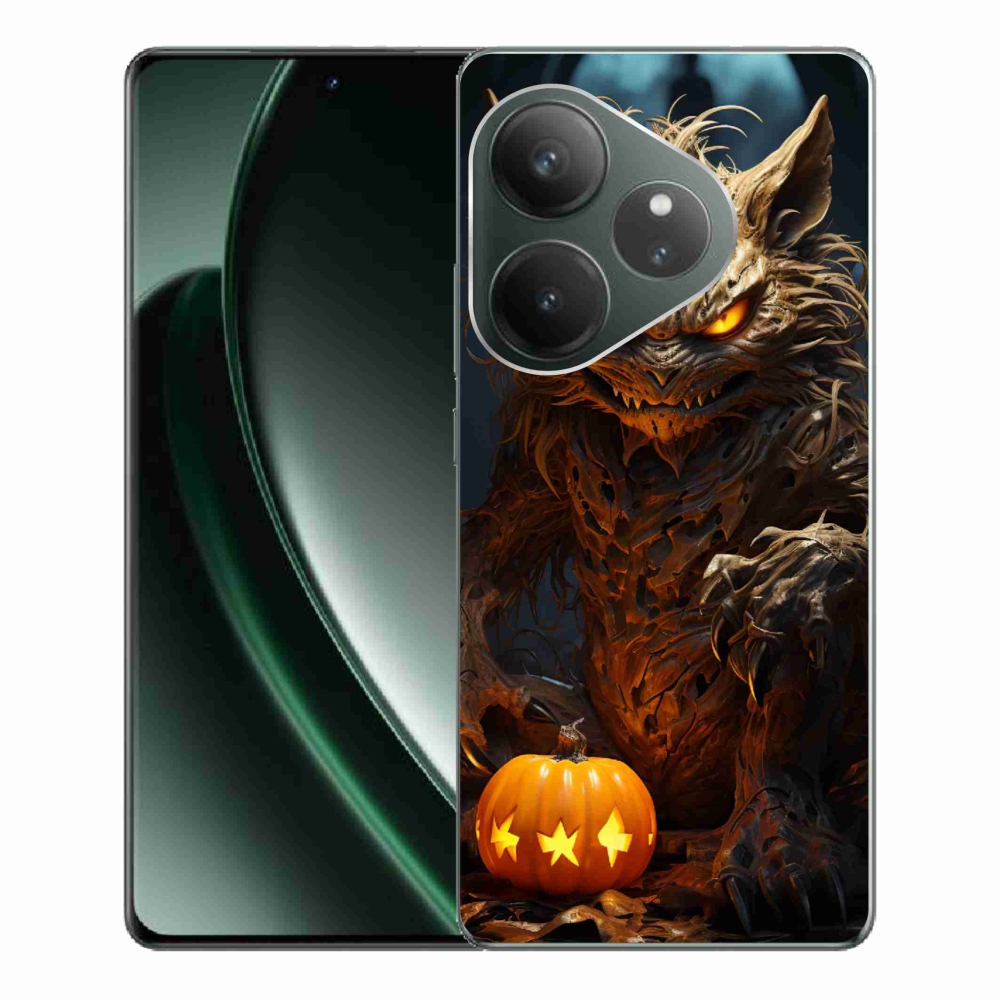 Gél borítás mmCase a Realme GT 6 5G/GT 6T 5G számára - Halloween szörnyeteg
