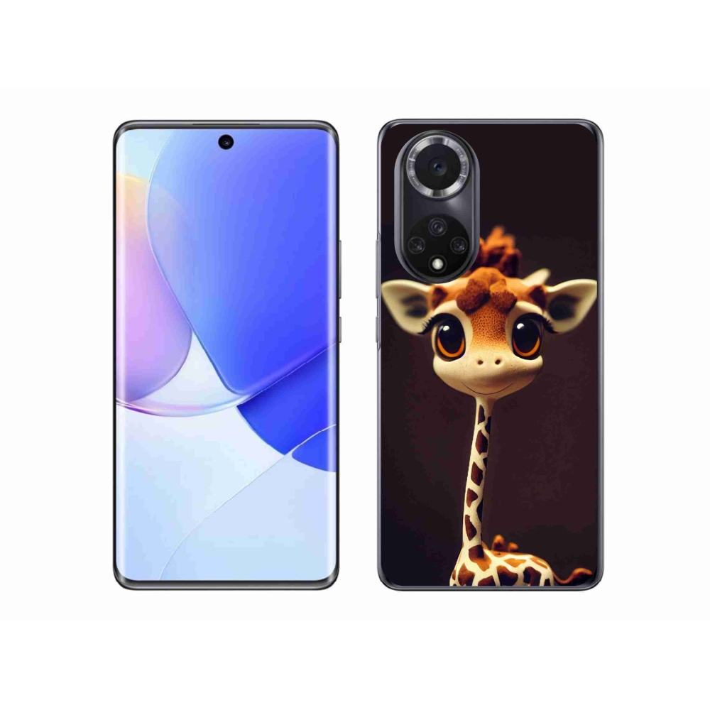 Gél borítás mmCase a Huawei Nova 9 készülékhez - kis zsiráf