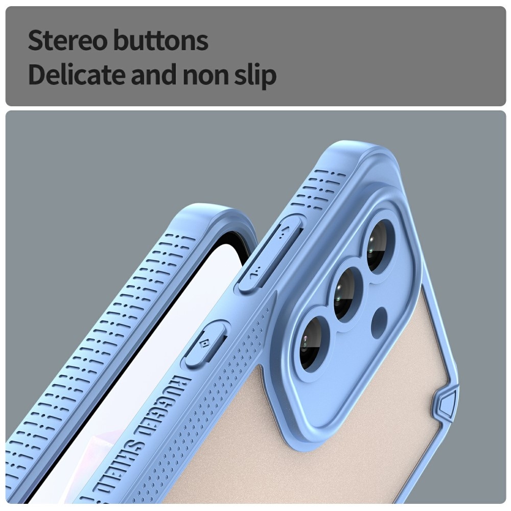 Fagyasztott tartós borítás Samsung Galaxy A36 5G készülékhez - kék