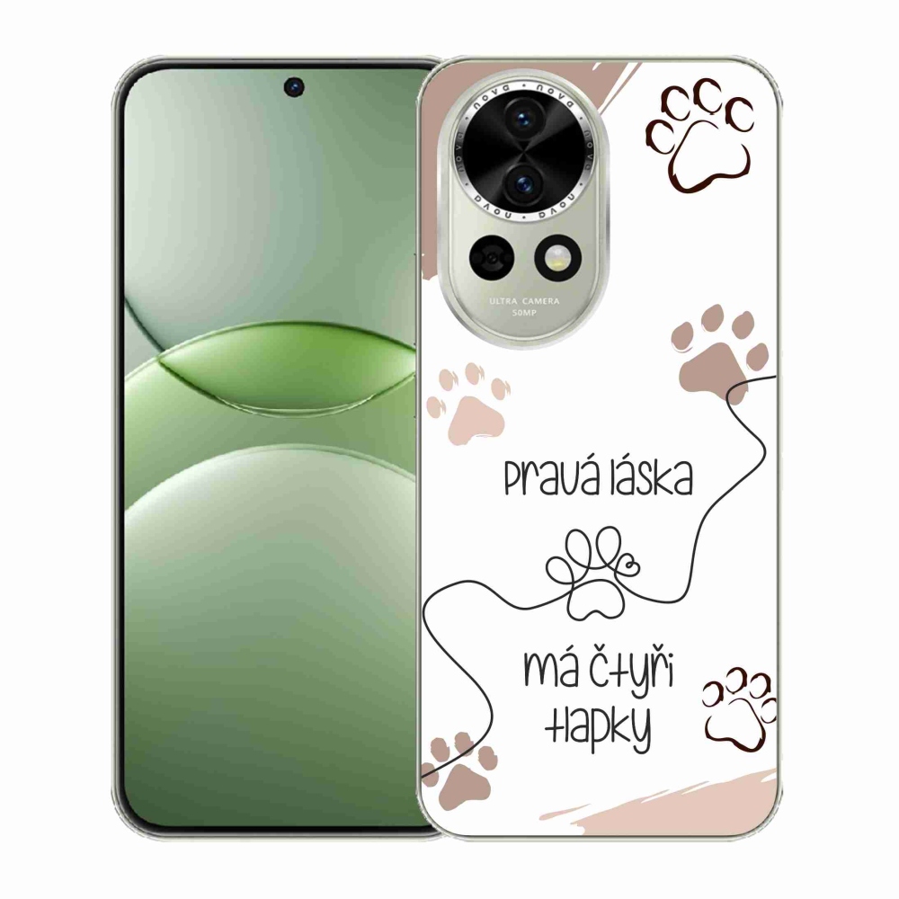 Gél borító mmCase a Huawei Nova 13 5G készülékhez - kutya motívum 1 fehér háttér