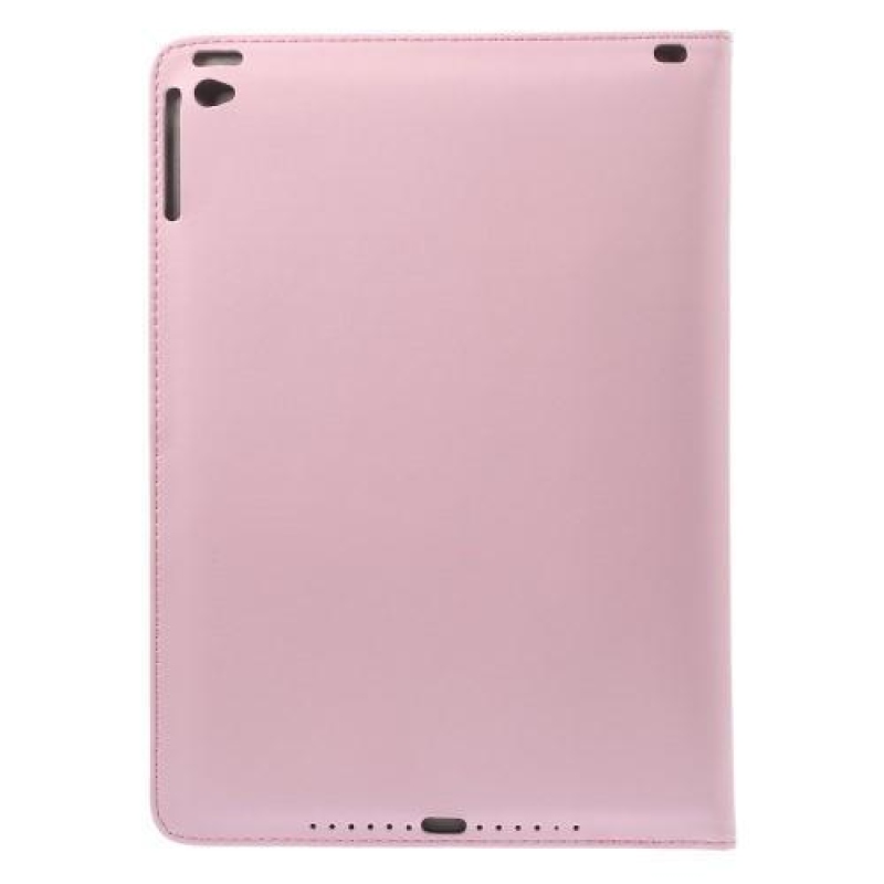 Kusi PU bőr tok állvánnyal iPad Air 2 készülékhez - rózsaszín