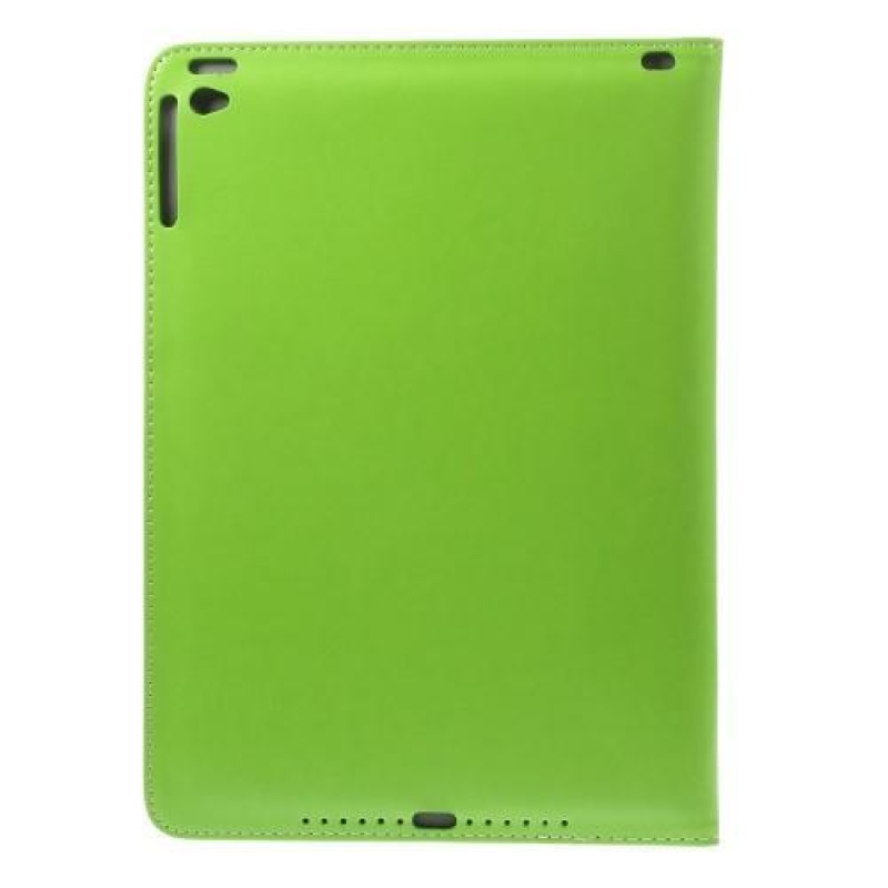 Kusi PU bőr tok állvánnyal iPad Air 2 készülékhez - zöld