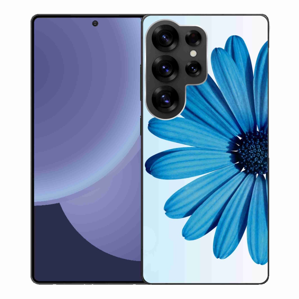 Gél védőhuzat mmCase Samsung Galaxy S25 Ultra készülékhez - kék színű margaréta