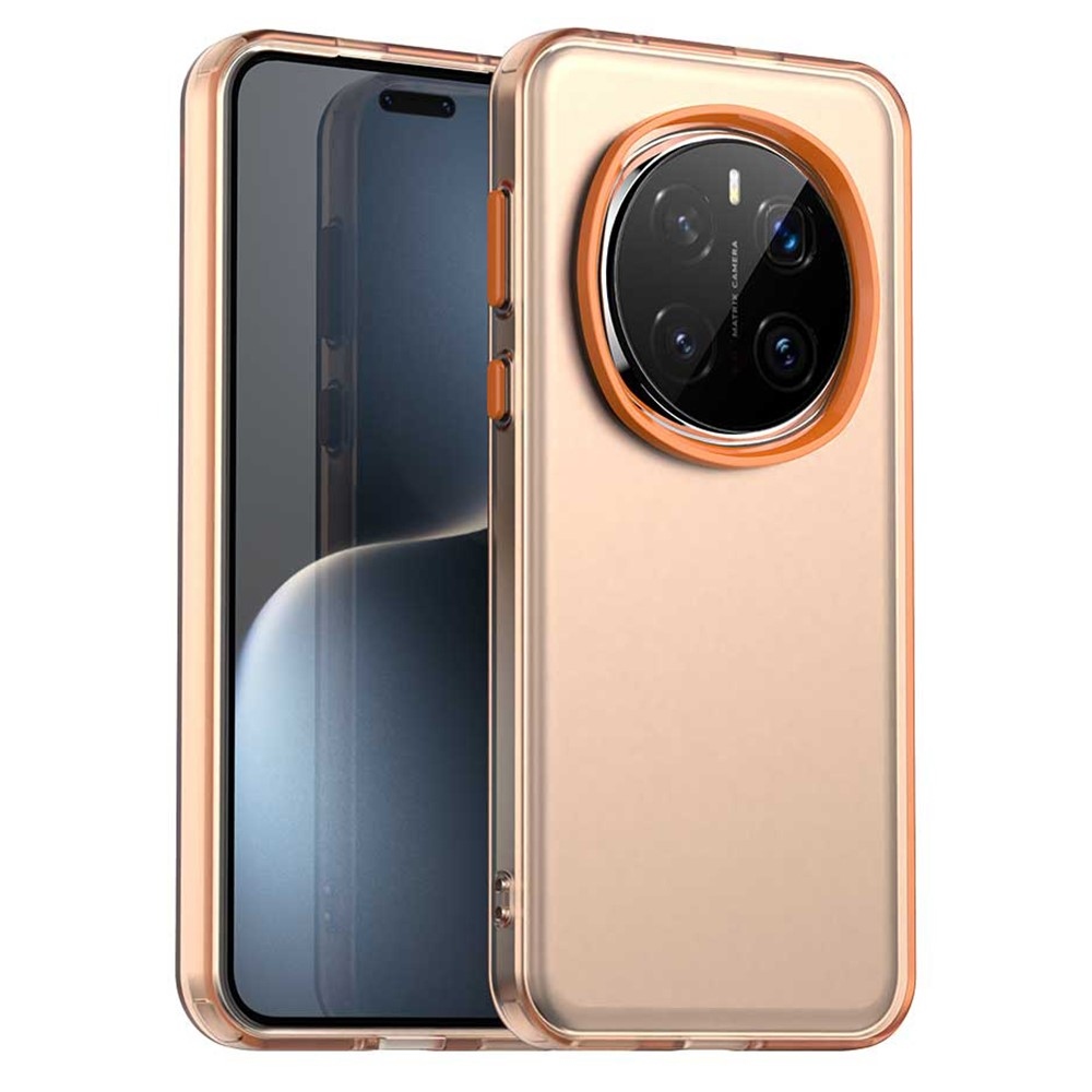 Candy matt zselés tok a Honor Magic 7 Pro 5G készülékhez - narancssárga színű