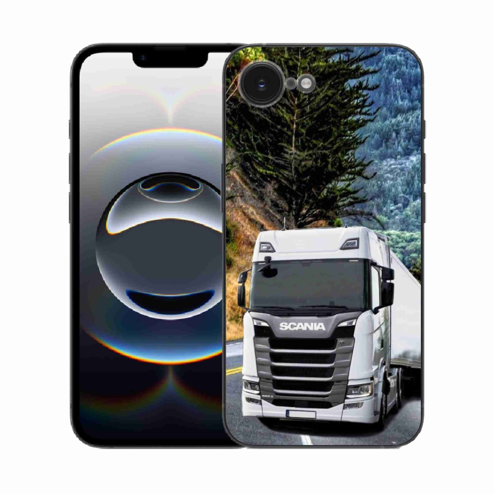 Zselés borítás mmCase iPhone 16e készülékhez - teherautó 1