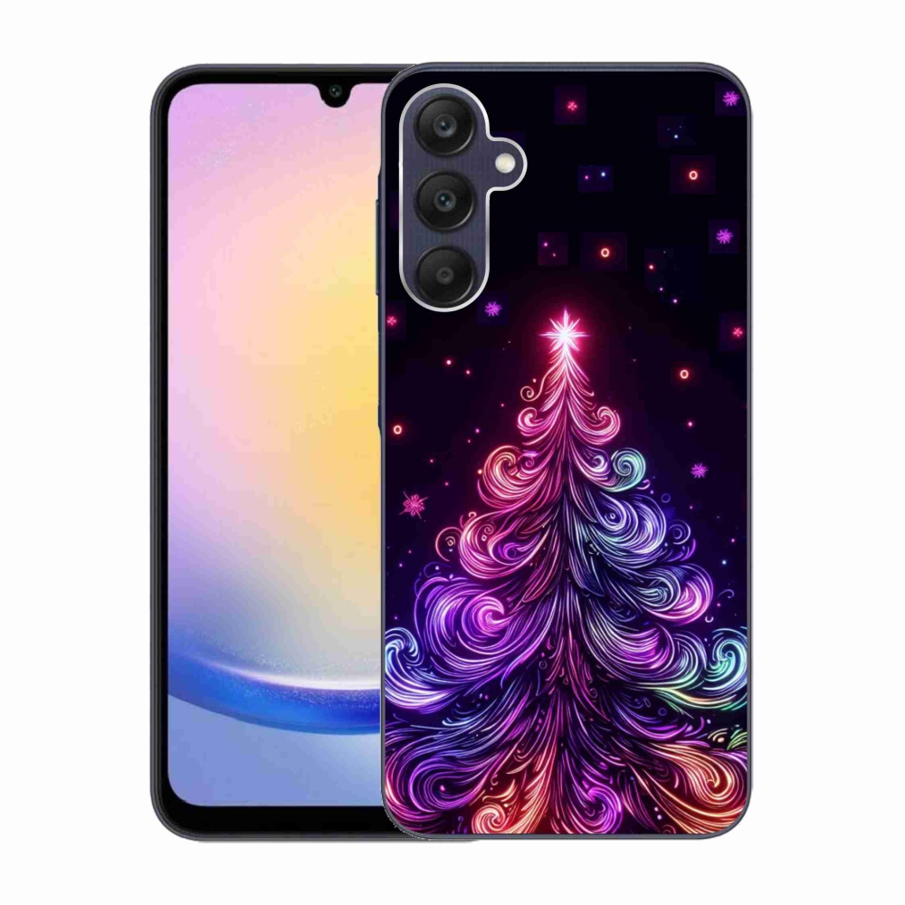 Gél borítás mmCase Samsung Galaxy A25 5G - neon karácsonyfa 1